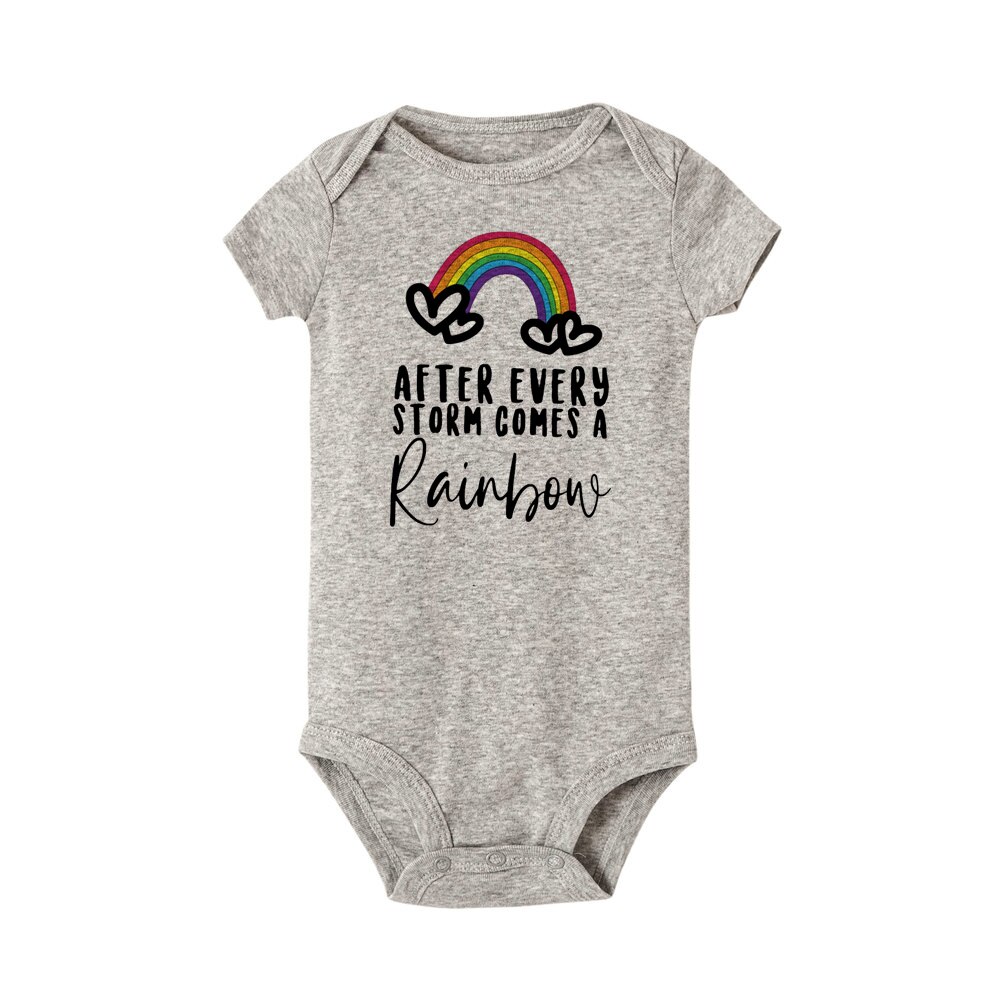 Cute Rainbow Baby Onesie